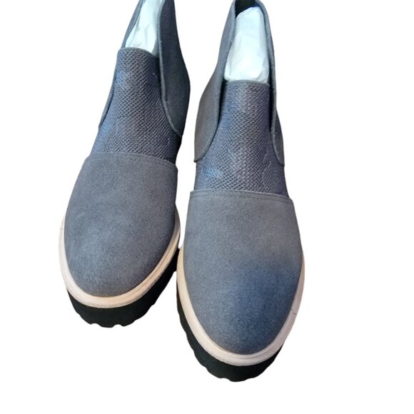 All Black Womens Nu Banded Gray Ankle Boots Shoes 36.5 Medium - Picture 3 of 14